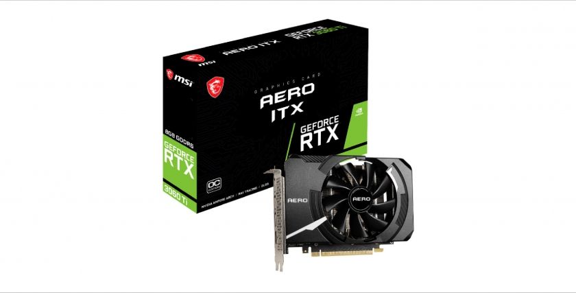 MSI NVIDIA Geforce RTX 3060ti シングルファンモデル