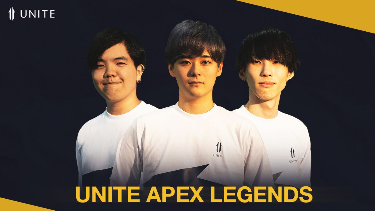 eスポーツ実業団「Team UNITE」、新たに3名の選手を迎え『Apex Legends』部門を発足
