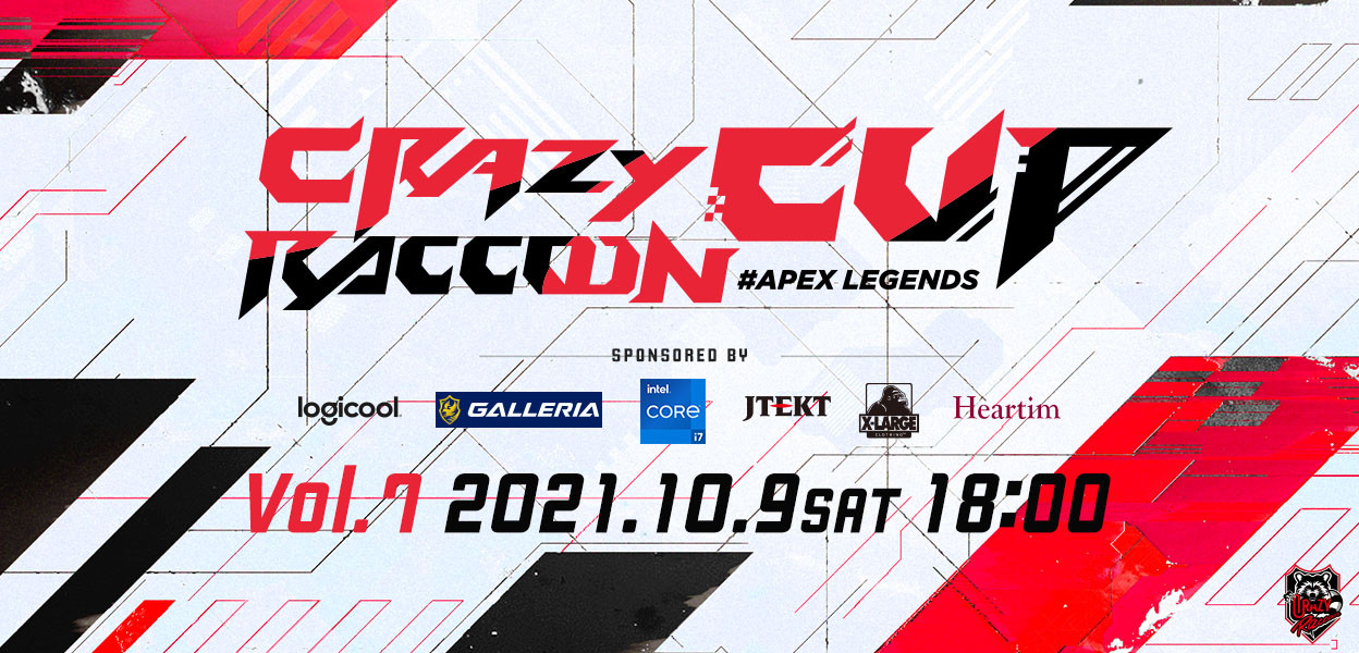 【大会情報】第7回 Crazy Raccoon Cup Apex Legends【2021年10月9日】