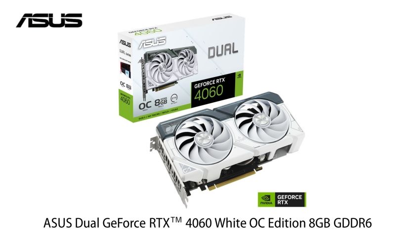 2連ホワイトモデル】ASUSからコンパクト設計のNVIDIA GeForce RTX