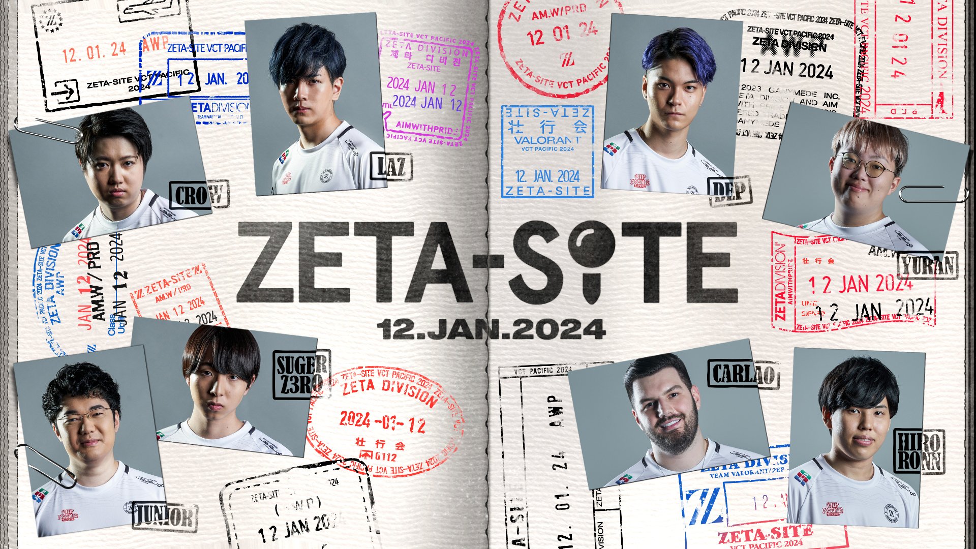 【明日開催！】VALORANT部門の選手コーチが大集結！——ZETA DIVISION主催イベント「ZETA-SITE VCT PACIFIC 2024」がKT Zepp Yokohamaにて開催