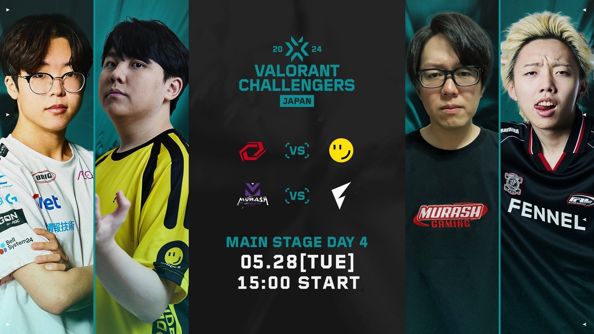 【結果速報】VALORANT Challengers Japan 2024 Split 2 Main Stage Week2 Day1｜e